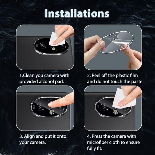 Fits Honor 200 Camera Lens Rear Tempered Glass Protector - 第 5/11 張圖片
