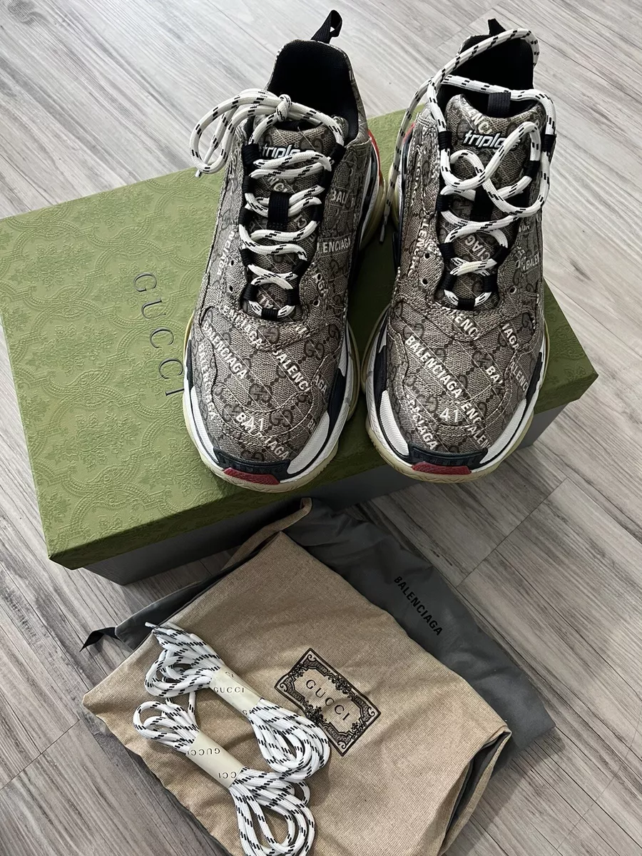 Loaded klamre sig radius Gucci Balenciaga triple s 100% authentic costa mesa Gucci purchasing mens  us 8 | eBay