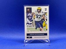 2022 Panini Chronicles Draft Picks Football Michigan Aidan Hutchinson #1 Purple