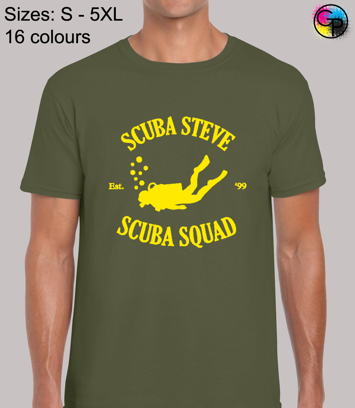 Scuba Steve Scuba Squad Comedy Movie Film Inspired Novelty Regular Men