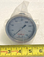 ASHCROFT Duralife 0-160 PSI PRESSURE GAUGE WELDED AISI 316 TUBE  socket