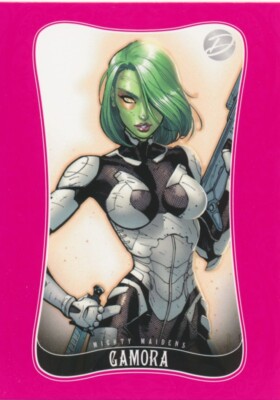 #59 GAMORA 2014 Rittenhouse Marvel Dangerous Divas 2 GUARDIANS of the GALAXY