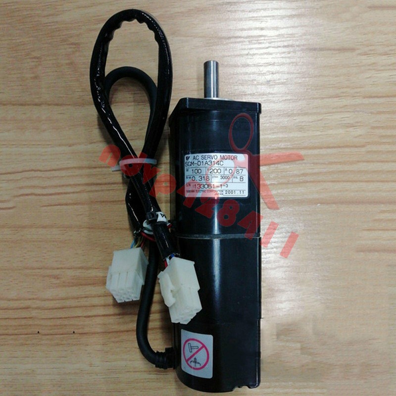 Used One Yaskawa servo motor SGM-01A314C TESTED