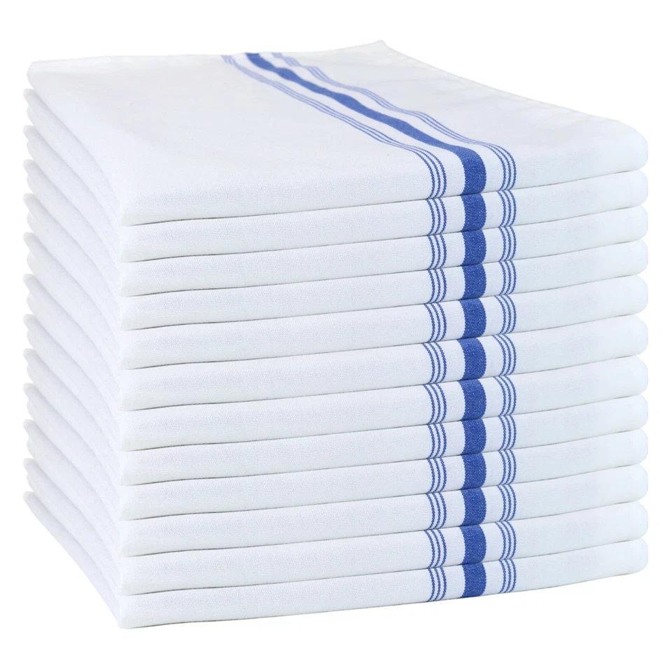 Bistro Napkin Bulk Case of 120 Striped Polyester Kitchen Napkins - Color Options - Image 4 of 4
