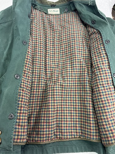 L.L Bean L REG Men s Cofton Canvas Chore Lined Jacket - Green - 第 1/14 張圖片