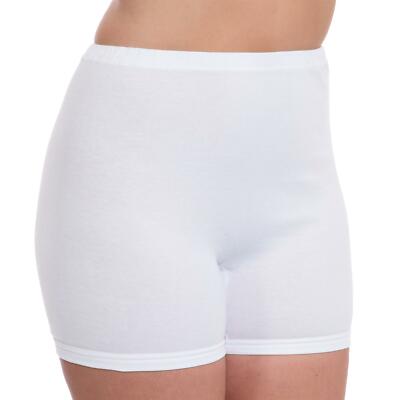 Baumwolle Interlock Pantee Full Short Slip Schlüpfer Unterhose Unterwäsche 3 Paar