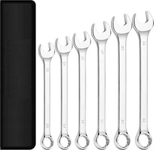 Large Wrench Set W/Rolling Pouch Metric 6-Piece 23Mm 24Mm 26Mm 27Mm 30Mm 32Mm