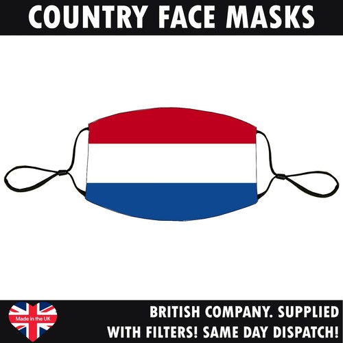 Lote de Máscara Facial Bandera Del País Reutilizable Lavable Transpirable Banderas Mundiales Hecho a Mano - Imagen 165 de 254