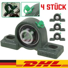 4 Stk UCP204 Lagerbock UCP 204 Stehlager 20 mm Welle Geh&auml;uselager Satz DHL