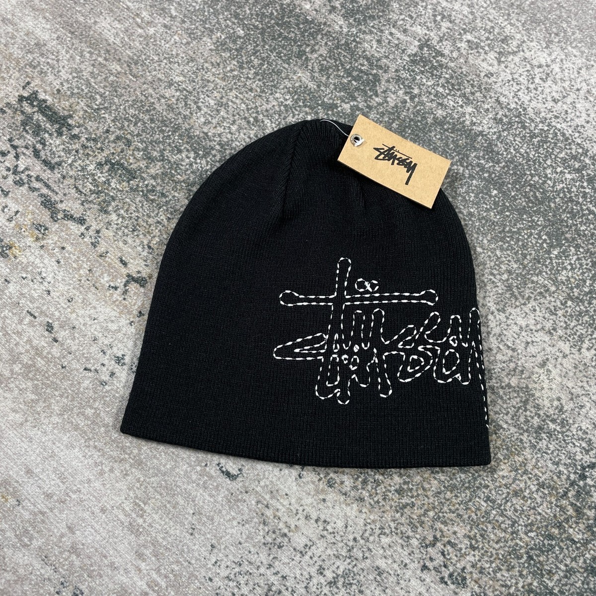 SS24 Stussy Stitch Basic Logo Skullcap Beanie Black | eBay SS24 Stussy Stitch Basic Logo Skullcap Beanie Black | eBay