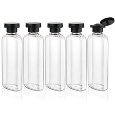 Travel Shampoo Bottles 7.7oz 5 Pack Leak Proof Squeeze Bottles with Flip Cap ...