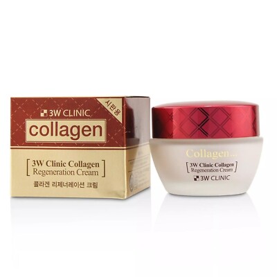 3W Clinic Collagen Regeneration Cream Anti Wrinkle Booster 60ml 2.02oz KB028