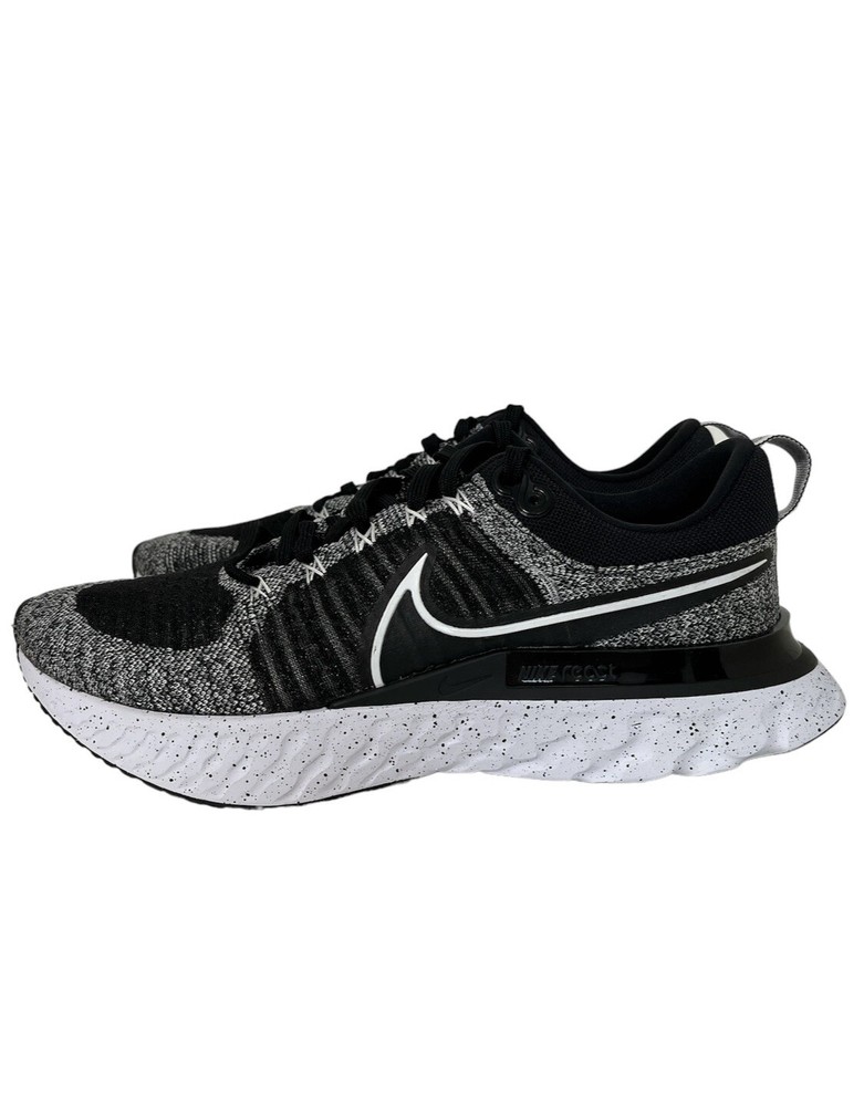 Nike React Infinity Run Flyknit 2 White Black - Size 12
