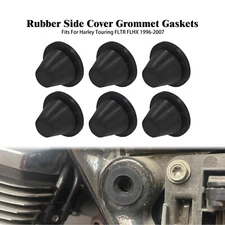 6pcs Side Cover Protector Rubber Grommet Set Gromet Fit For Harley Touring 96-07