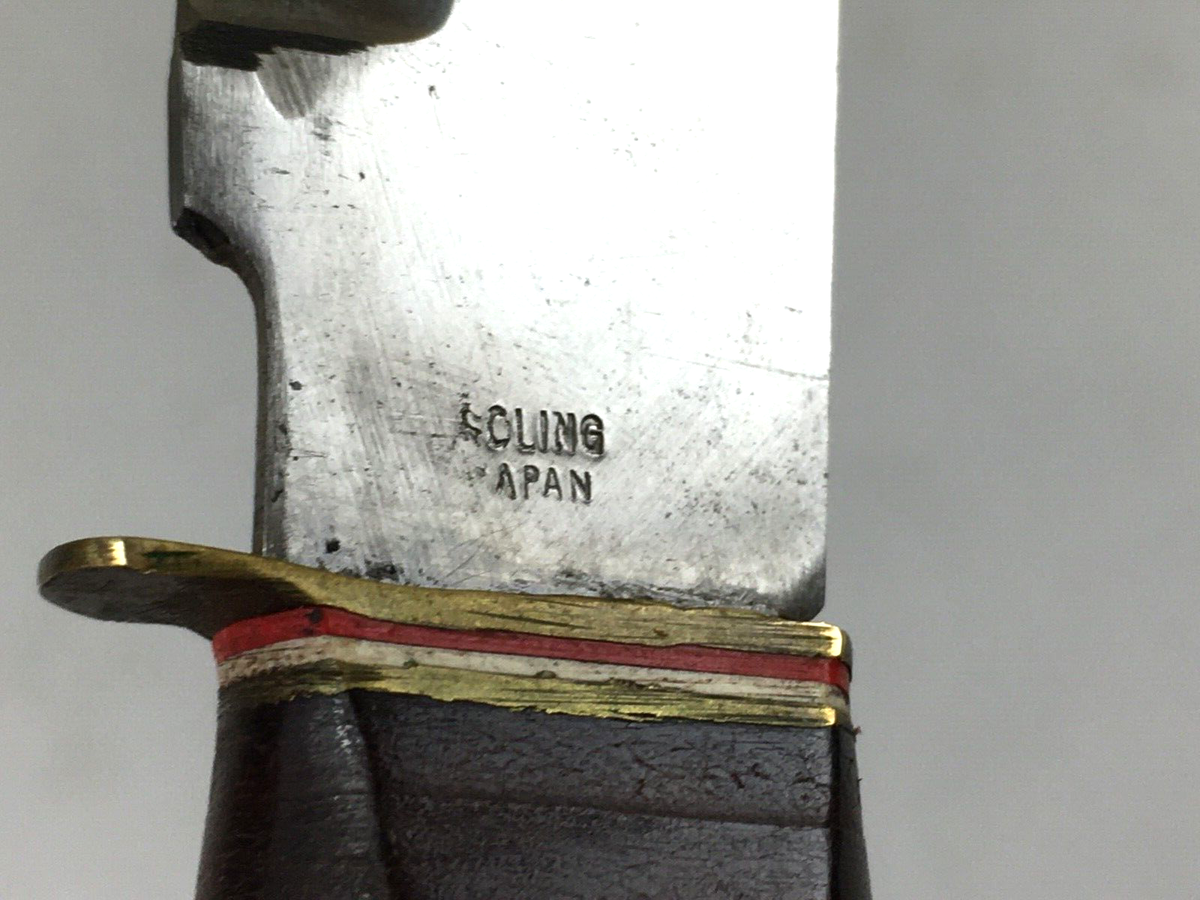 Vintage Soling made in Japan fixed blade hunting knife Original