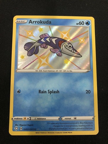 Pokemon Shining Fates Arrokuda Baby Shiny Shiny Vault Sv031 Sv122 Ebay