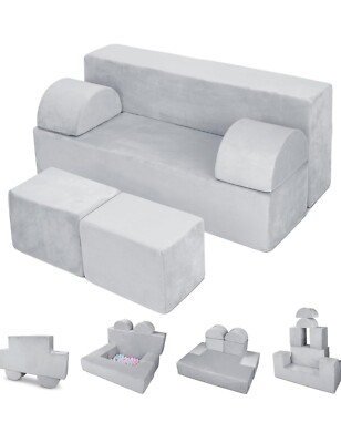 Dreamania 6pcs Kid Couch, 2024 Upgraded Toddler Couch For Bedroom/play Room