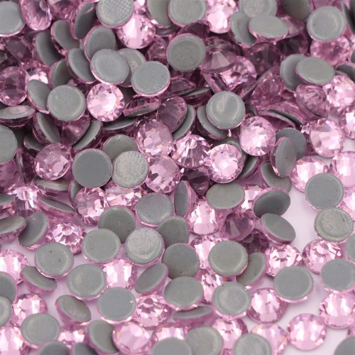 Clear Hotfix Rhinestones Glass Strass Iron On Hot fix Crystal For Fabric Garment - Picture 34 of 34