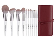 10 Pcs Pro Make Up Blending Eye Shadow Blusher Face Powder Makeup Brush Set UK