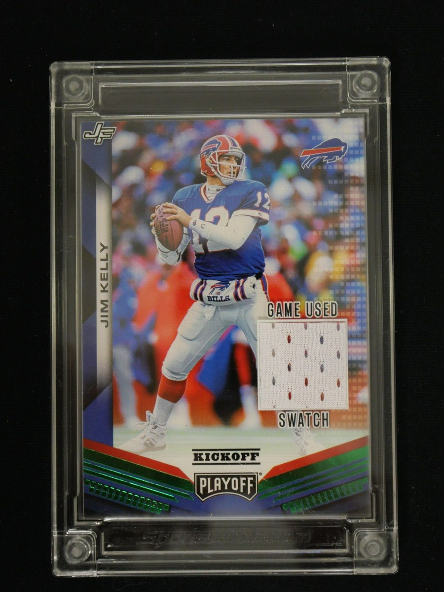 JIM KELLY 2022 JERSEY FUSION - GAME USED SWATCH - BUFFALO JIM KELLY 2022 JERSEY FUSION - GAME USED SWATCH - BUFFALO