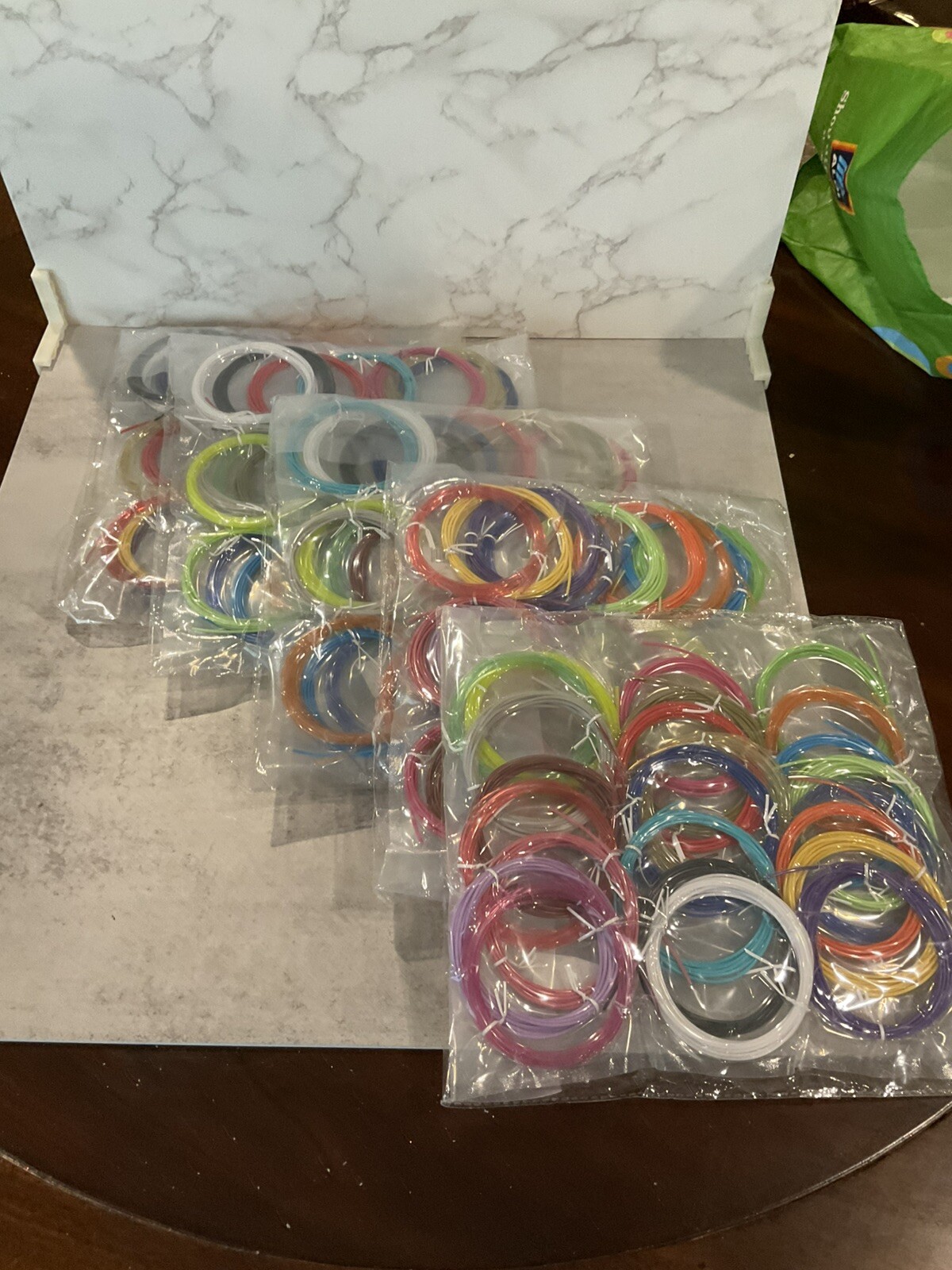 24 Colors 1.75 mm 3D Pen Filament Refills PLA 3D Printer Pen Filament 5 Packs