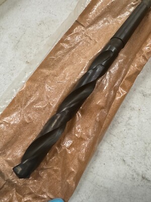 Precision Twist Drill 3/4'' 2MT Morse Taper Shank HSS Bit Black Oxide 4xD