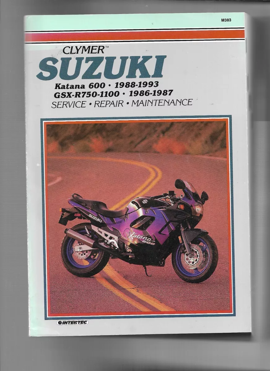 Suzuki Katana 600 1988 1993 GSX R750 1100 1986 1987 by Randy Stephens
