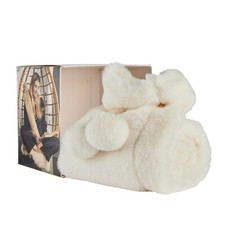 Image of Warmies Extra Long Hot Water Bottle Relieves Aches & Pains Vanilla Fur