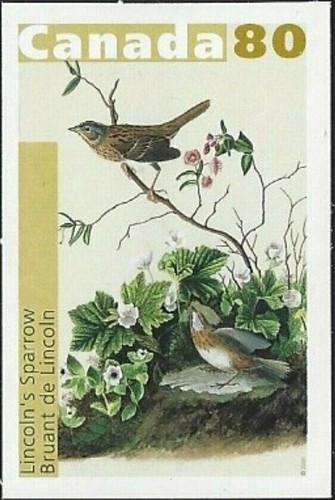 Canada #2040 "JOHN JAMES AUDUBON BIRDS" Brand New 2004 Die Cut Q/Pac Issue