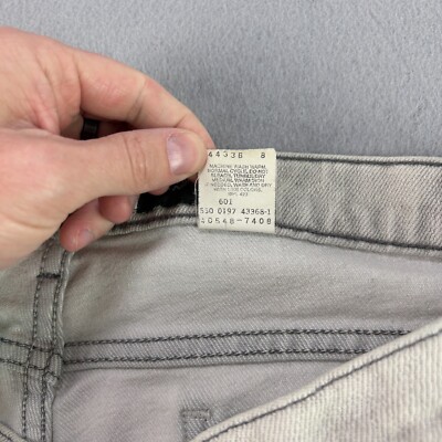 n 様 Vintage Levis 540 Jeans Mens 38x32 (36x30) Gray Relaxed Straight