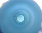 FENTON"40'sMINTSRC~711"BEADED"PERFUME&COLOGNE&POWDER~VANITY"BLUE OVRLY"VTG"GLASS — photo 10