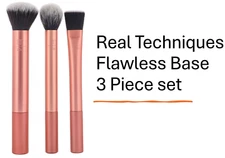 Real Techniques Flawless Base Brush Set of 3
