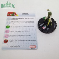 Heroclix Guardians of the Galaxy set Karnak 028 Uncommon figure w/card 