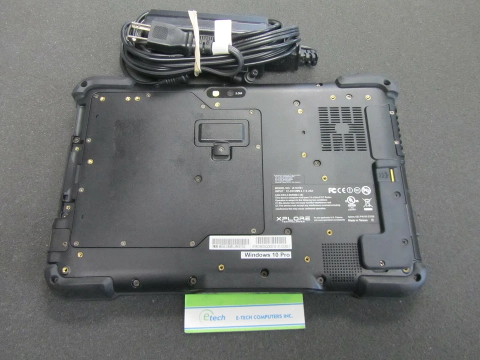 Xplore XSLATE D10 Rugged Tablet Intel E3845 4GB 128GB SSD 10.1" 4G LTE Win10 Pro - Image 3 of 4
