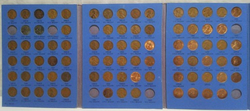 Large Collection of Lincoln Pennies (5 Whitman Folders Plus More!) - Picture 6 of 11