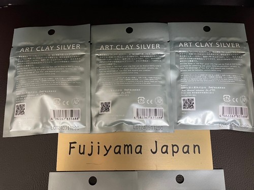 Art Clay Silver 50g Set of 5 Precious Metal Clay Original accessories Handmade - Picture 5 of 7