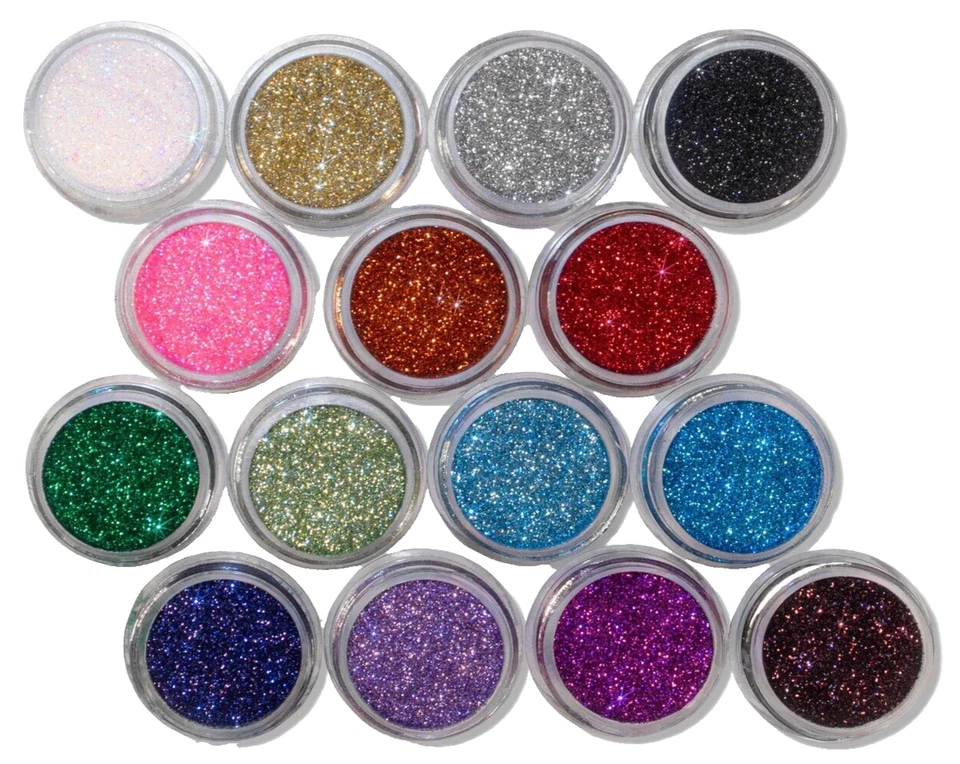 Pintura facial y corporal Mehron Makeup Paradise AQ Glitter -.25 oz - FPSX, elección de Halloween Foto 3 de 4