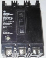 WESTINGHOUSE  CIRCUIT BREAKER  TYPE MCP0322R  AMP 3  VAC 600  3 POLE