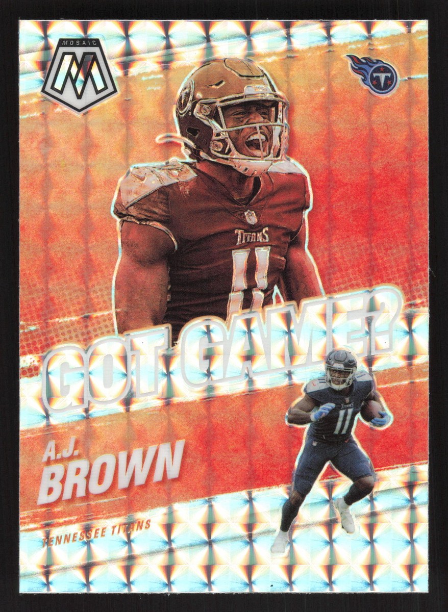 2021 Panini Mosaic #GG-19 A.J. Brown Got Game? Mosaic Tennessee