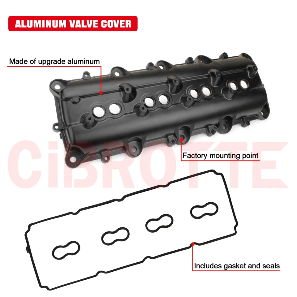 Cubierta de válvula de aluminio mejorada para Dodge Challenger Charger Durango 2009-2021 5,7 L Foto 4 de 4