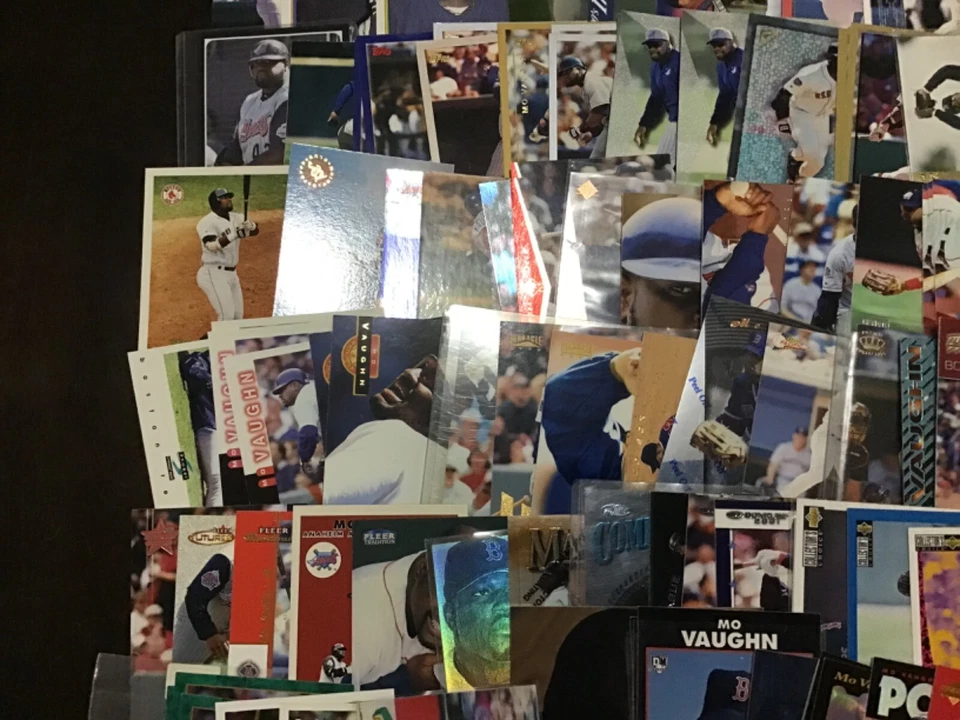 MO VAUGHN Oddball Insert & Regular issue Baseball RED SOX YOU CHOOSE - Image 4 of 4