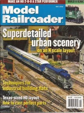 Model Railroader May 2002 N Scale Urban Scenery Resin Casting Texas Spokane Erie
