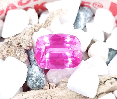 Unheated/Untreated 15.10 Ct Natural 100% Red Ruby Certified Cushion Cut Gems USK