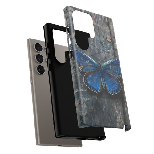 For iPhone | Samsung Galaxy | Pixel Phone Case - Blue Butterfly - 第 152/254 張圖片