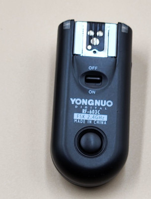 Lot of 5 -  Yongnuo RF603C II FSK 2.4GHz Wireless Flash Triggers / Canon