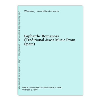 Sephardic Romances (Traditional Jewis Music From Spain) Wimmer und Ensemb 322419