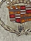 Cadillac Silver Tone Crest Logo Vehicle Enamel Pin 1970’s Collectible — photo 4