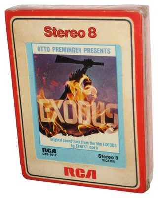 Exodus Original Soundtrack Ernest Gold (1960) RCA 8-Track Stereo Audio Kassette