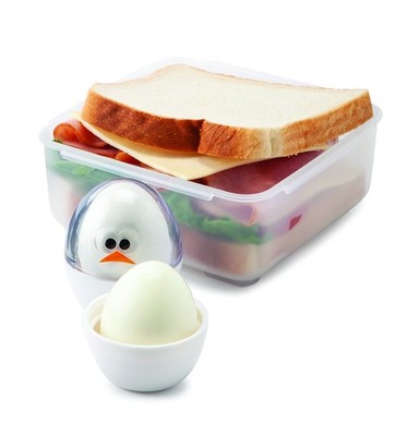 Joie Eggy Go Pods, Boiled Egg Holder for Travel or Fridge Storage, Hard Conta...