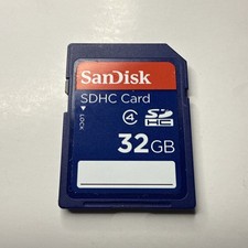 SanDisk Standard 32 GB SD Class 4 SDHC Memory Card - SDSDB-032G-B35